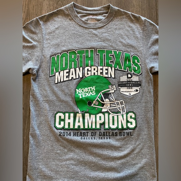 UNT Mean Green Eagles Football Champions Short Sleeve Shirt 2014 - Picture 2 of 7